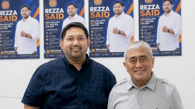 Jelang Musda REI Sulsel, Rezza Said Terima Kunjungan Ketua Kehormatan REI Sulsel