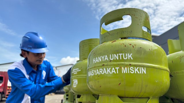 Pertamina Tambah Pasokan LPG 3 Kg Hingga 34% di Empat Kabupaten Sulsel