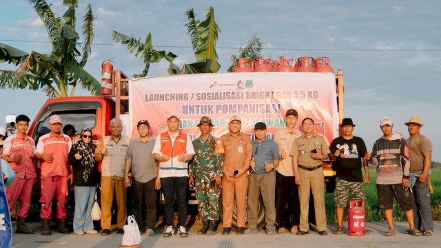Pertamina dan Pemkab Sidrap Dorong Penggunaan Bright Gas 5,5 Kg untuk Pompa Irigasi Pertanian