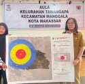 Program "Tamangapa Kenali", Mahasiswa KKN-T Unhas Serahkan Peta Persebaran Sarana dan Zona Penyangga TPA