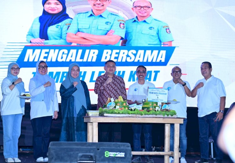 Gathering Pegawai HUT ke-102 PDAM Makassar, Munafri Tekankan Profesionalitas dan Dorong Gaji ke-13