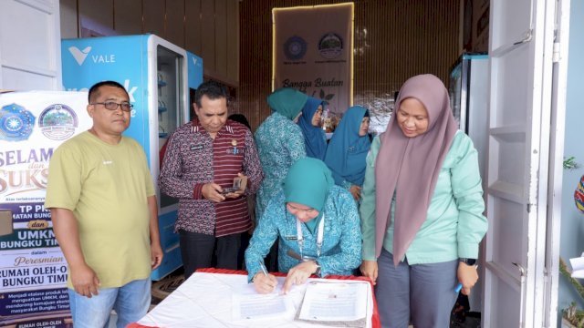 Pertama di Morowali, Rumah Oleh-oleh Bungku Timur Resmi Beroperasi Berkat Kolaborasi PT Vale dan Pemerintah Daerah