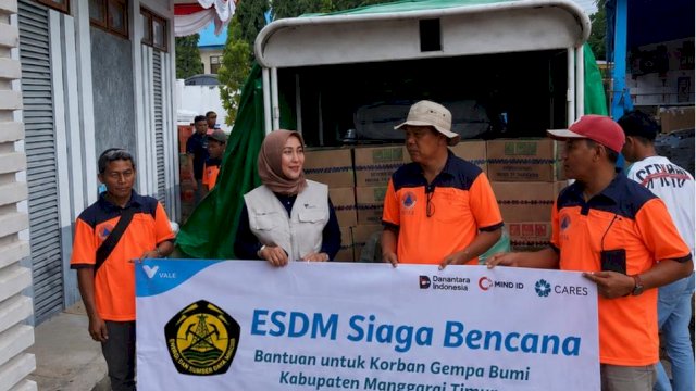 Peduli Korban Bencana di NTT, PT Vale Kirim Bantuan Sembako hingga Obat-obatan