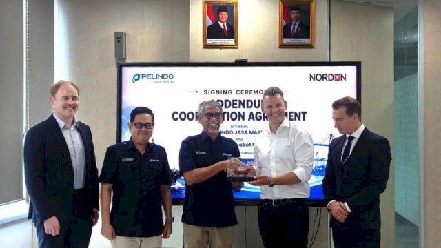 Pelindo Jasa Maritim dan Perusahaan Pelayaran Denmark Norden Perpanjang Kerja Sama