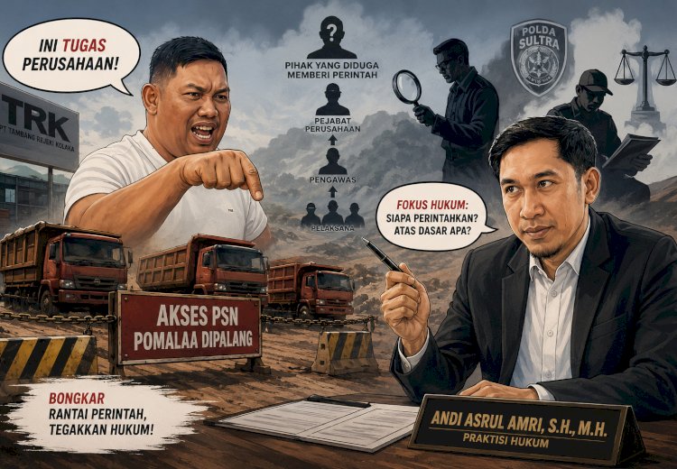     Pengamat Hukum Soroti Pemalangan Akses PSN Pomalaa: Siapa yang Beri Perintah?