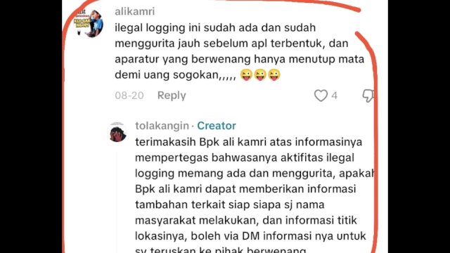 Ketua APL Ungkap Dugaan Pembalakan Liar Tanamalia Sudah Lama Terjadi
