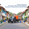 PDAM Makassar Siagakan 6 Pickup, Distribusi Air Bersih Menjangkau Lorong Sempit