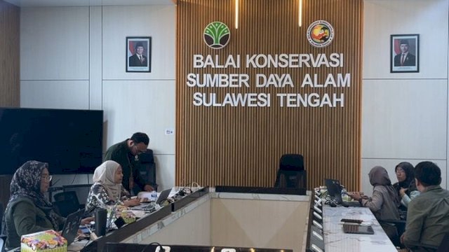 Kunjungan tim perizinan PLN UIP Sulawesi ke Kantor Balai Konservasi Sumber Daya Alam Sulawesi Tengah pada 2 September 2026