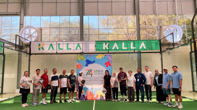 Rangkaian HUT ke-74 ini resmi dibuka dengan pertandingan Padel Exhibition & Kick-off HUT 74 Tahun KALLA yang berlangsung di CoPA Grounds, NIPAH PARK, Sabtu (19/9). 