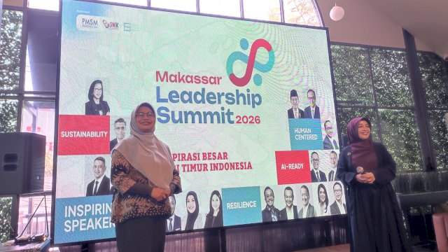 Hasnaeni Asri, Wakil Direktur GNIK Area Sulsel, dan Fauziah Zulfitri
Ketua Panitia Makassar Leadership Summit 2026, Founder Insight Indonesia.