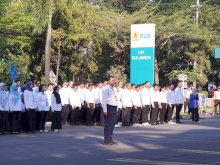 Perkuat Semangat Persatuan, PLN Se-Regional Makassar Gelar Upacara Hari Kesaktian Pancasila