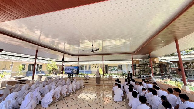 Kegiatan yang menyasar murid kelas IX tersebut digelar di Aula Masagena, Senin (5/10/2026).