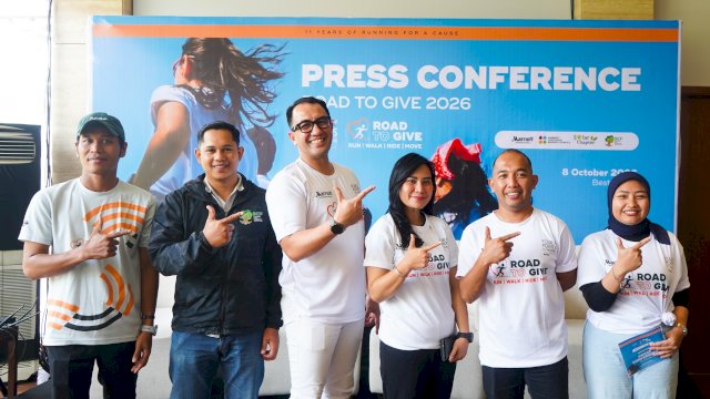 Konferensi pers Road to Give 2026.