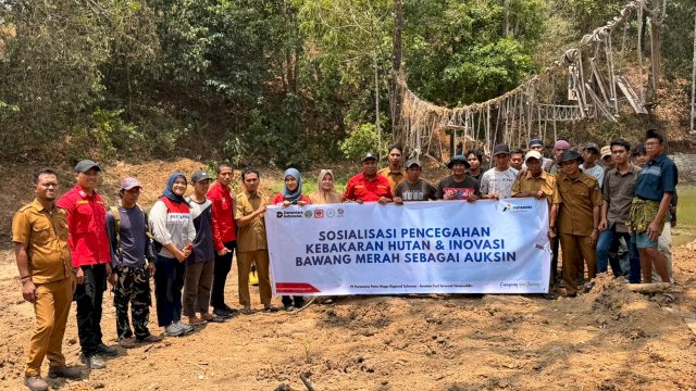Pertamina AFT Hasanuddin Perkuat Pencegahan Karhutla di Kebun Raya Pucak