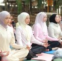 HUT Kalla ke-74, Bugis Waterpark Adventure Gelar BWP Nature Yoga Diikuti 150 Peserta