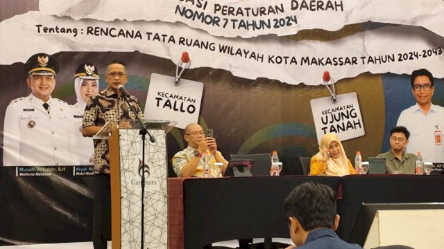 Sosialisasi RTRW 2024-2043, Pemkot Makassar Tekankan Pentingnya KKPR di Tallo dan Ujung Tanah